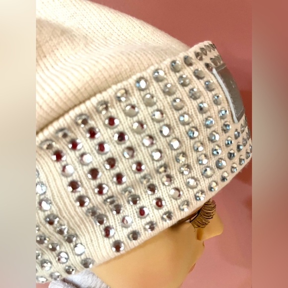Kurt Geiger White (Bone)Beanie with Silver Embellishments.
NWOT main image 8